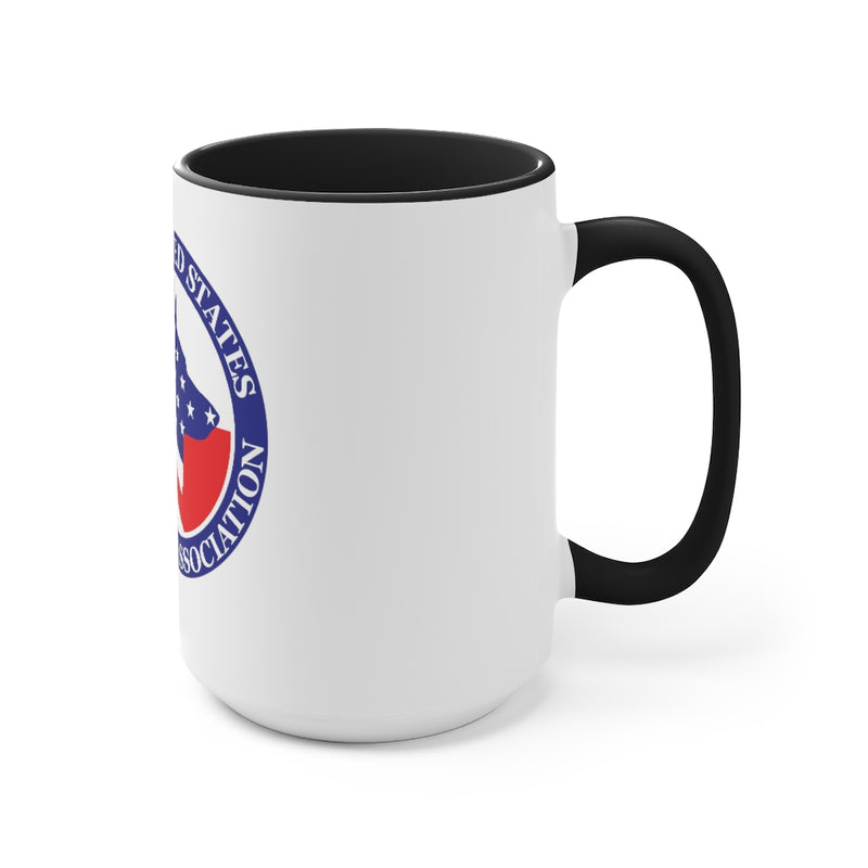 Two-Tone Coffee Mugs, 15oz