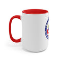 Two-Tone Coffee Mugs, 15oz