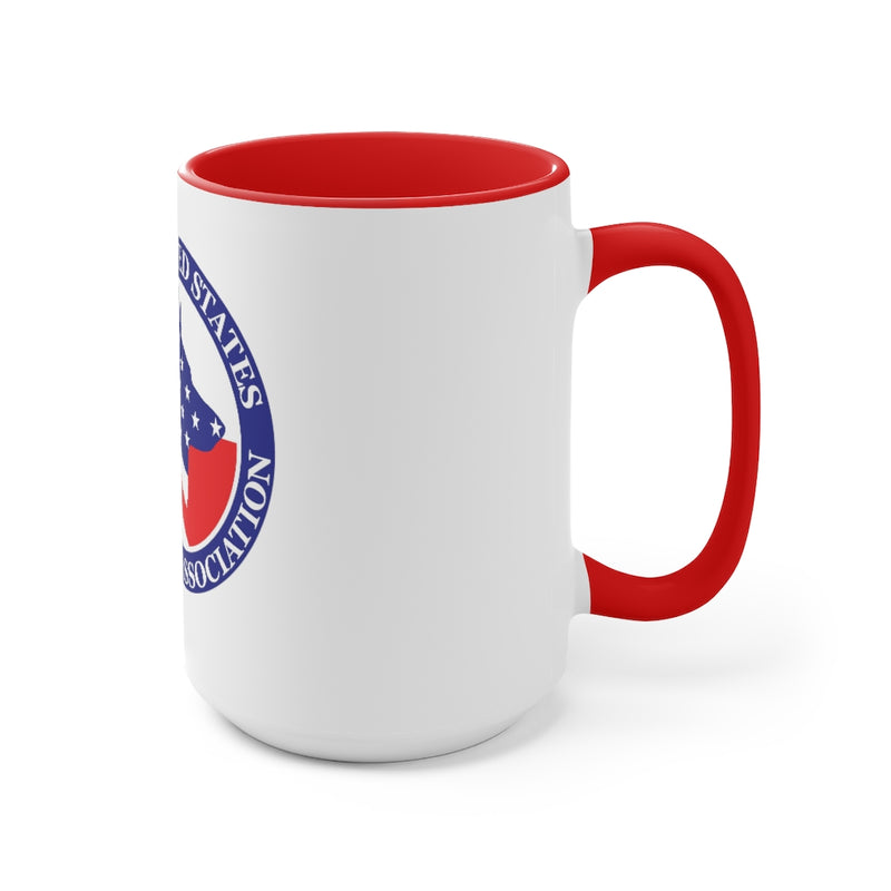 Two-Tone Coffee Mugs, 15oz